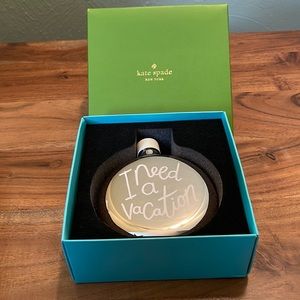 Kate Spade All That Glistens Flask NWT